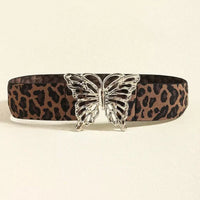 Butterfly Alloy Buckle Elastic Belt - Update AvenueTrendsi101300620893135101300620893135Butterfly Alloy Buckle Elastic BeltLeopard