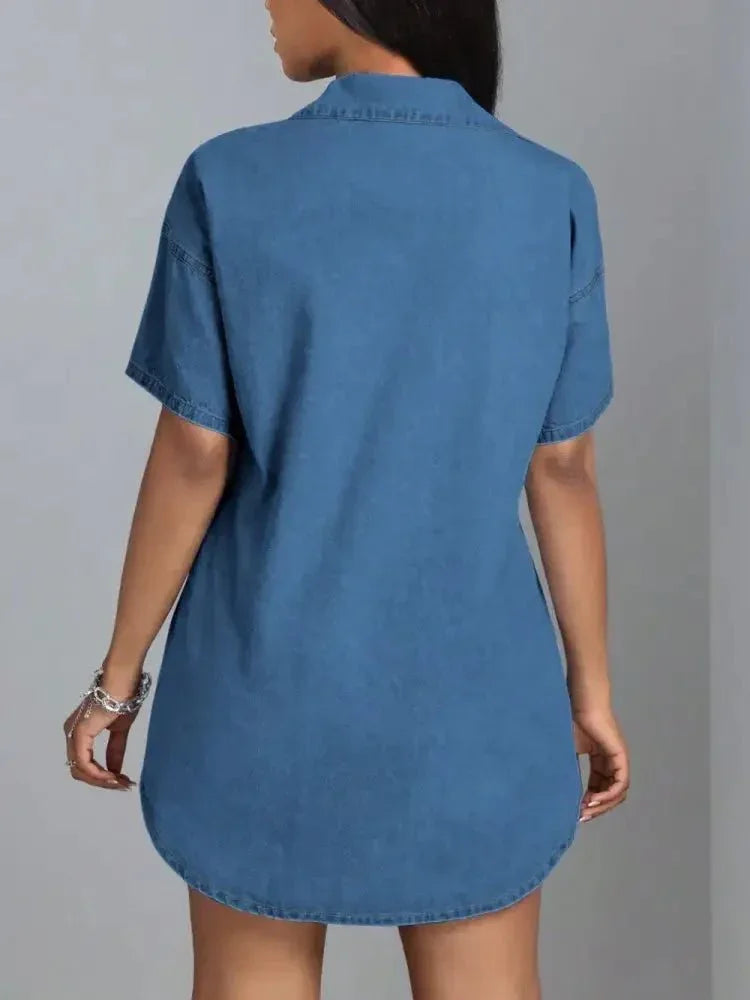 Button Down Collared Neck Denim Dress - Update AvenueDenim Dresses & SkirtsTrendsi100100812441990100100812441990081436b7 - 59d7 - 4943 - ba5d - 22c70151c6a1 - MaxMedium