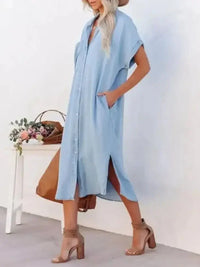 Button Down Denim Midi Shirt Dress - Update AvenueDenim Dresses & SkirtsTrendsi1001006438709641001006438709643a60de5b - d8ab - 41cc - 8a7a - 2b2b27ea3f43 - Max - Origin1907 Color