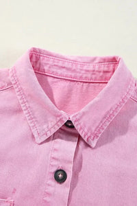 Button Down Short Sleeve Denim Dress - Update AvenueDenim Dresses & SkirtsTrendsi100100170031763100100170031763571521d8 - 79fa - 4ed2 - 88d8 - e7dd2a0ce66c - Max - OriginBlush Pink