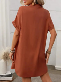 Button Down Short Sleeve Mini Dress - Update AvenueEffortless Elegance: DressesTrendsi10010085203187510010085203187592ae7909 - 2915 - 4664 - bc90 - 3657be82354c - MaxCaramel