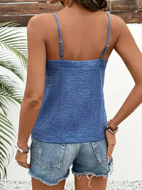 Button - Front Adjustable Strap Cami - Update AvenueTrendsi10010089761116710010089761116784d7a831c06647a8828b7ba4d4240ff9 - Max - OriginBlue