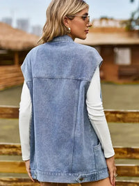 Button Up Collared Neck Sleeveless Denim Jacket - Update AvenueTrendsi10010082831821910010082831821940c8361c5f944a6fbd66eb9466ad2f8f - MaxDusty Blue
