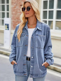 Button Up Denim Jacket with Pockets - Update AvenueTrendsi100100752068233100100752068233ffaad6bdff5d44f192d16366c1cd38b4 - MaxMedium