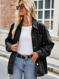 Button Up Denim Jacket with Pockets - Update AvenueTrendsi100100752068850100100752068850672fab7d1c39418bbbde16d70b18d8ab - MaxBlack