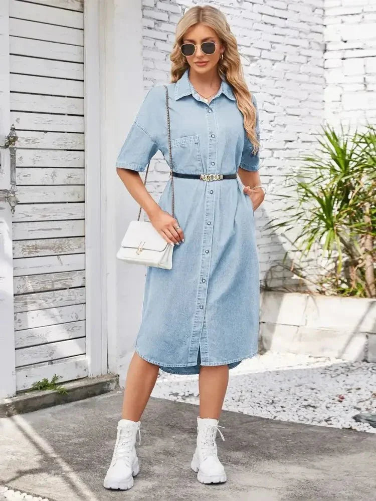 Button Up Dropped Shoulder Denim Dress - Update AvenueDenim Dresses & SkirtsTrendsi10010086756154210010086756154204ec2f9e - f551 - 4fe3 - b542 - 6591ef752023 - MaxLight Blue