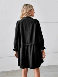 Button Up Flounce Sleeve Mini Denim Dress - Update AvenueDenim Dresses & SkirtsTrendsi100100610091912100100610091912505e85a1 - 79ed - 494f - aa3e - 3b47c7353da1 - MaxBlack