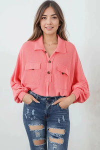 Buttoned Collared Neck Long Sleeve Top - Update AvenueTrendsi100101590511460100101590511460209710e5c2bd4c268c0ff93df7339094 - MaxCoral