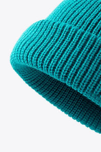 Calling For Winter Rib-Knit Beanie
