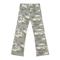 Camouflage Bootcut Jeans with Pockets - Update AvenueTrendsi100400017824041100400017824041Camouflage Bootcut Jeans with PocketsArmy Green