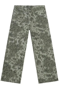Camouflage Jeans with Pockets - Update AvenueTrendsi100400063561488100400063561488Camouflage Jeans with PocketsSage