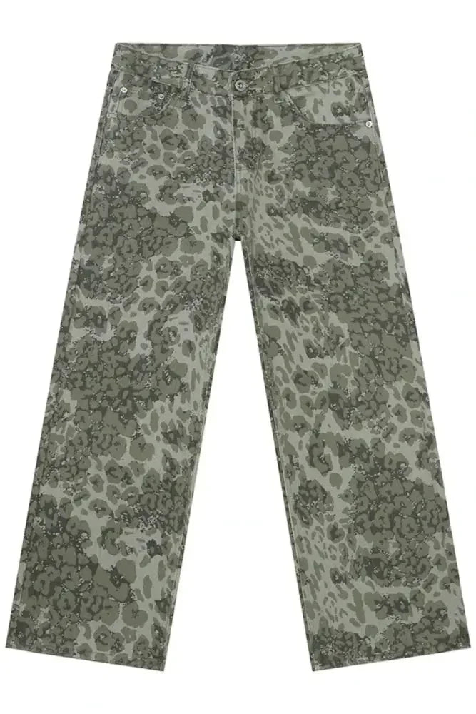 Camouflage Jeans with Pockets - Update AvenueTrendsi100400063561488100400063561488Camouflage Jeans with PocketsSage