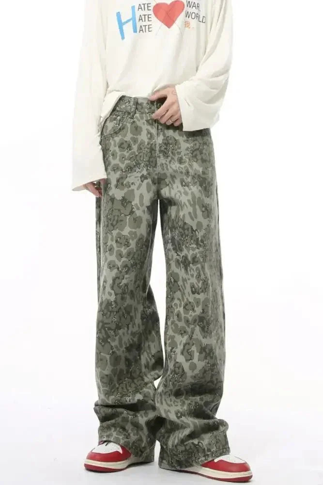 Camouflage Jeans with Pockets - Update AvenueTrendsi100400063561539100400063561539Camouflage Jeans with PocketsCaramel