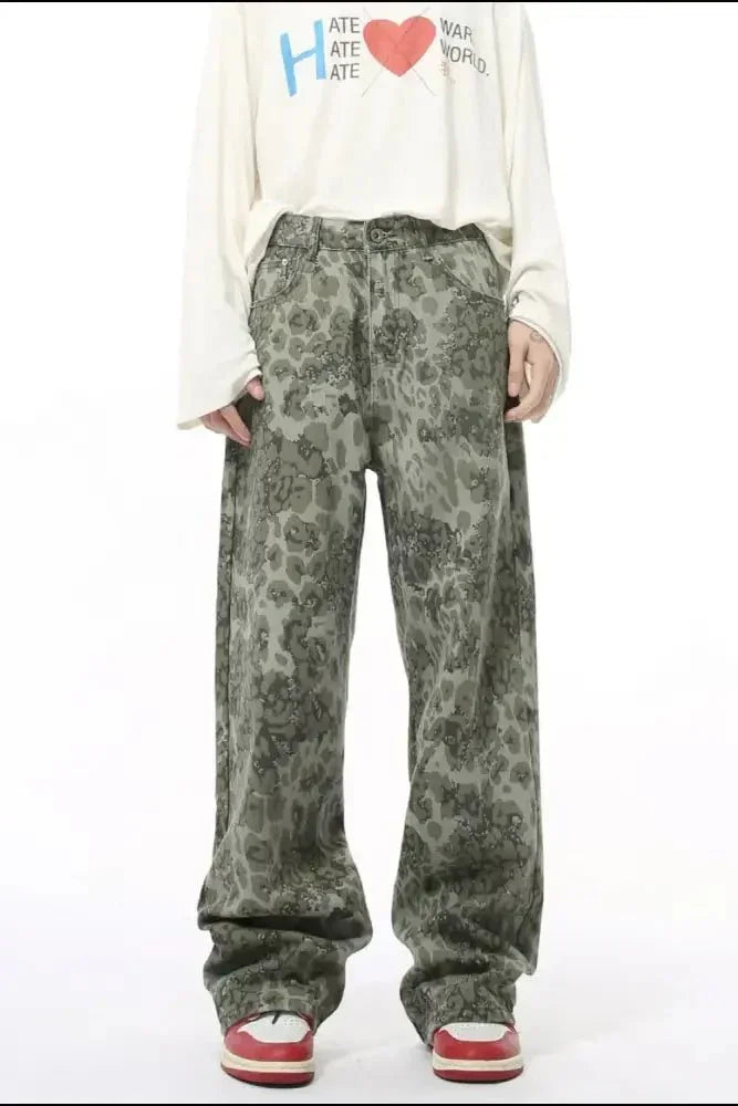 Camouflage Jeans with Pockets - Update AvenueTrendsi100400063561539100400063561539Camouflage Jeans with PocketsCaramel