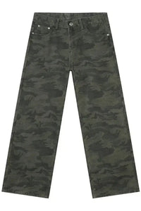 Camouflage Jeans with Pockets - Update AvenueTrendsi100400063565971100400063565971Camouflage Jeans with PocketsArmy Green