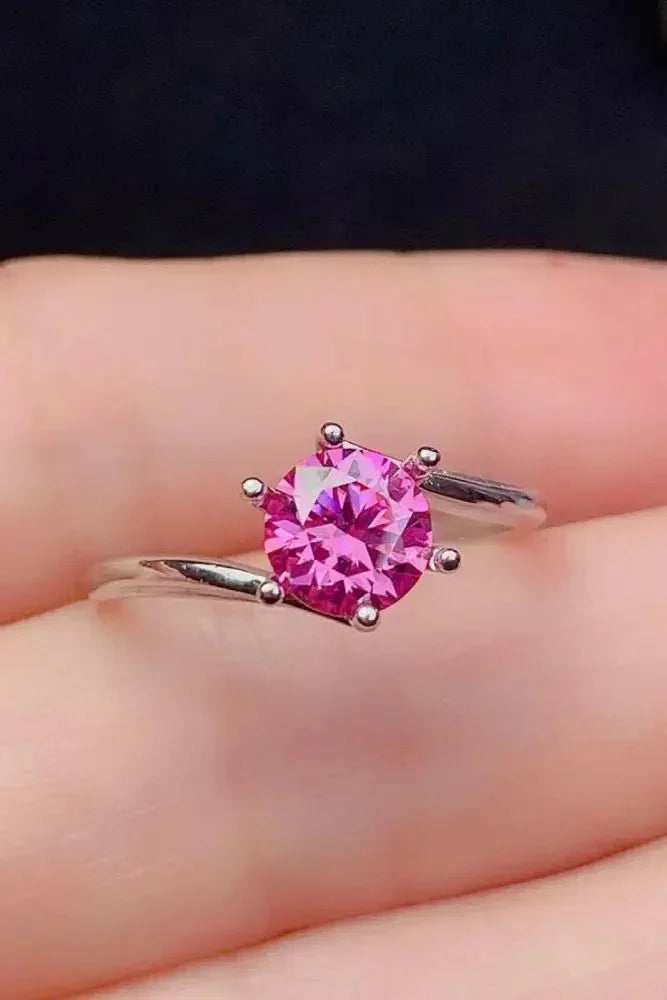 Can't Stop Your Shine 1 Carat Moissanite Ring - Update AvenueRingTrendsi101300124799075101300124799075Can't Stop Your Shine 1 Carat Moissanite RingPink