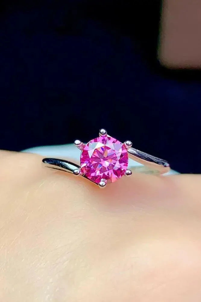 Can't Stop Your Shine 1 Carat Moissanite Ring - Update AvenueRingTrendsi101300124799075101300124799075Can't Stop Your Shine 1 Carat Moissanite RingPink
