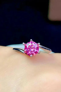 Can't Stop Your Shine 1 Carat Moissanite Ring - Update AvenueRingTrendsi101300124799075101300124799075Can't Stop Your Shine 1 Carat Moissanite RingPink