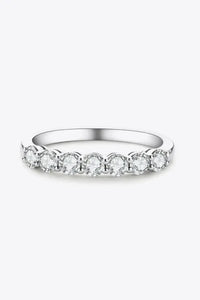 Can't Stop Your Shine Moissanite Platinum-Plated Ring