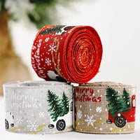 Car & Christmas Tree Ribbon