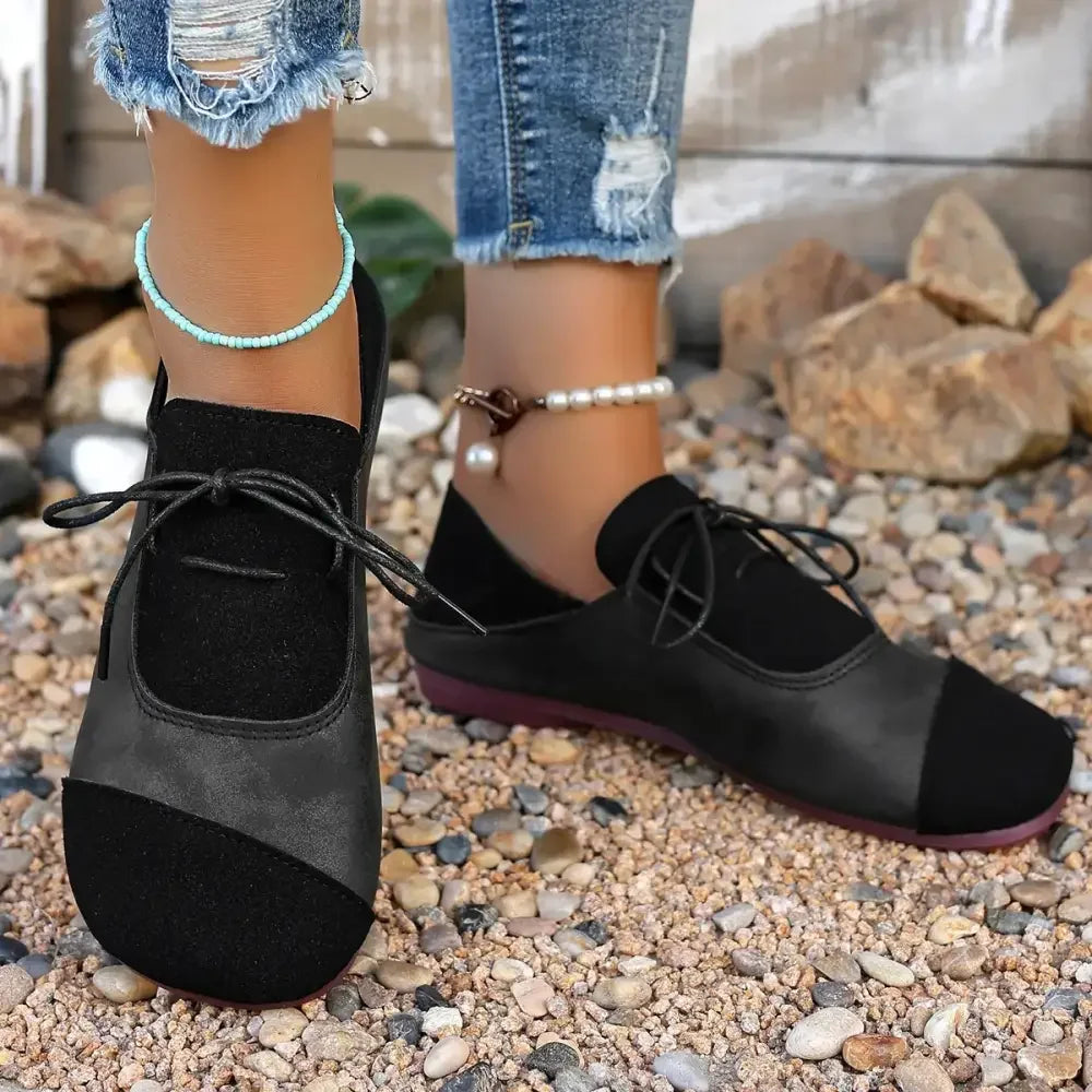 Casual Lace-Up Loafers