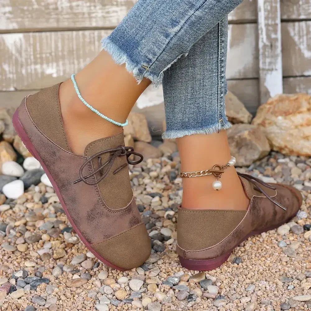 Casual Lace-Up Loafers