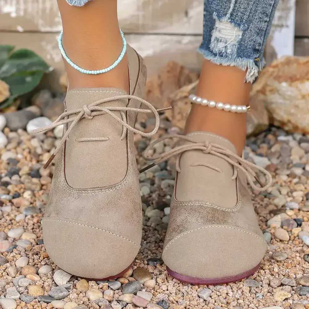 Casual Lace-Up Loafers