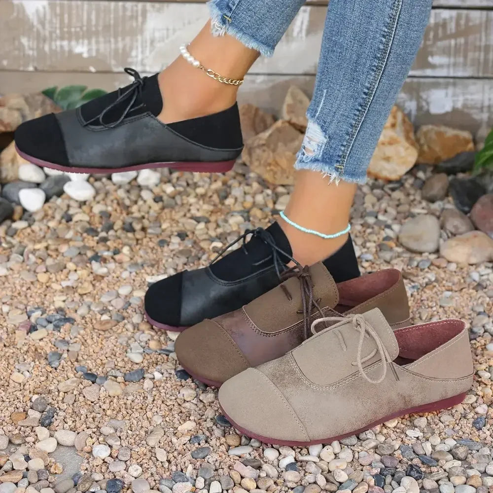 Casual Lace-Up Loafers