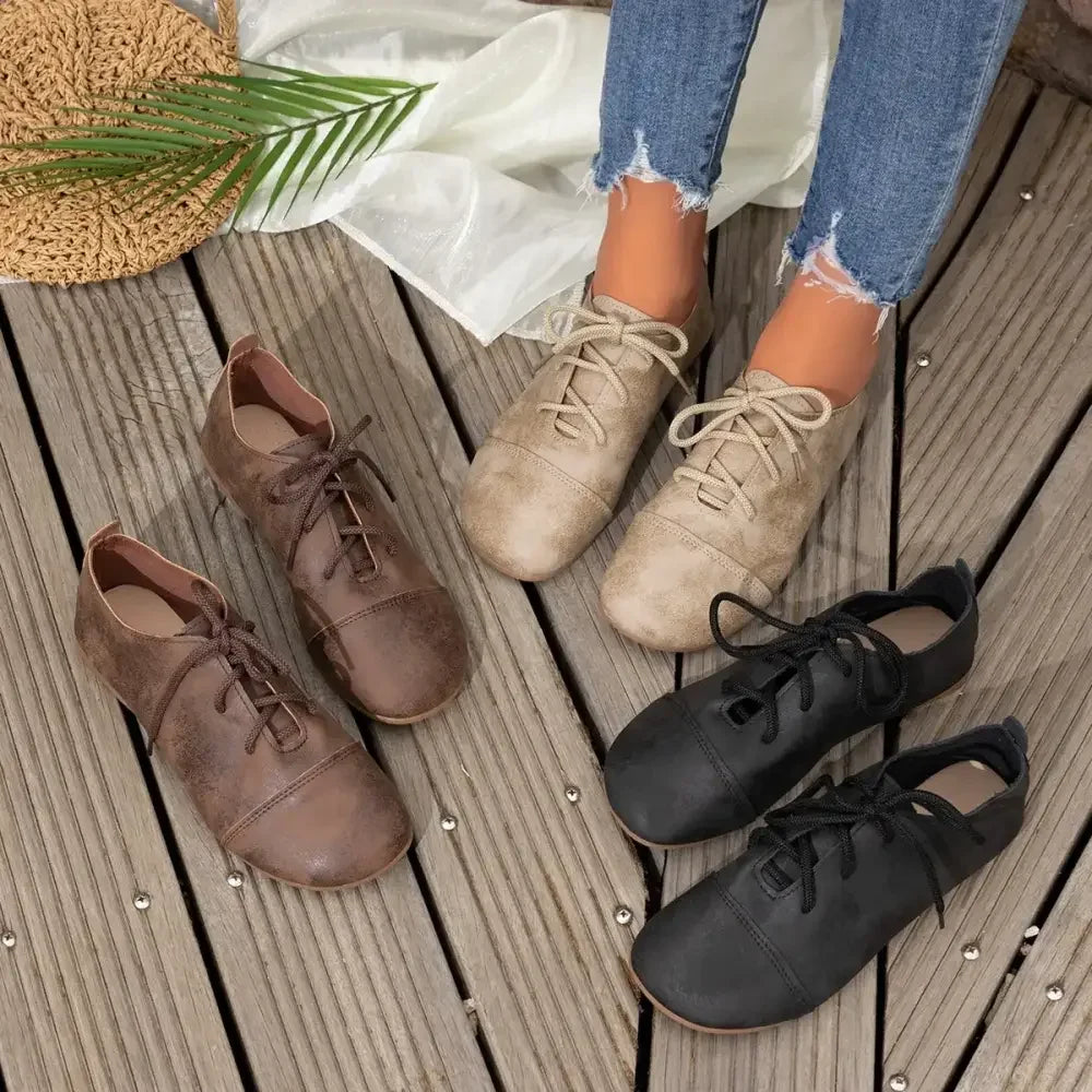 Casual Lace-Up Loafers