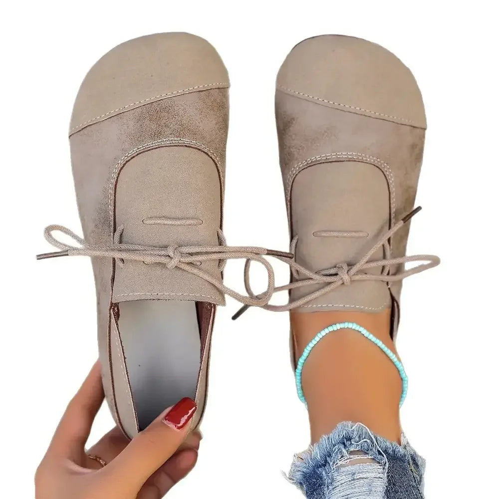 Casual Lace-Up Loafers