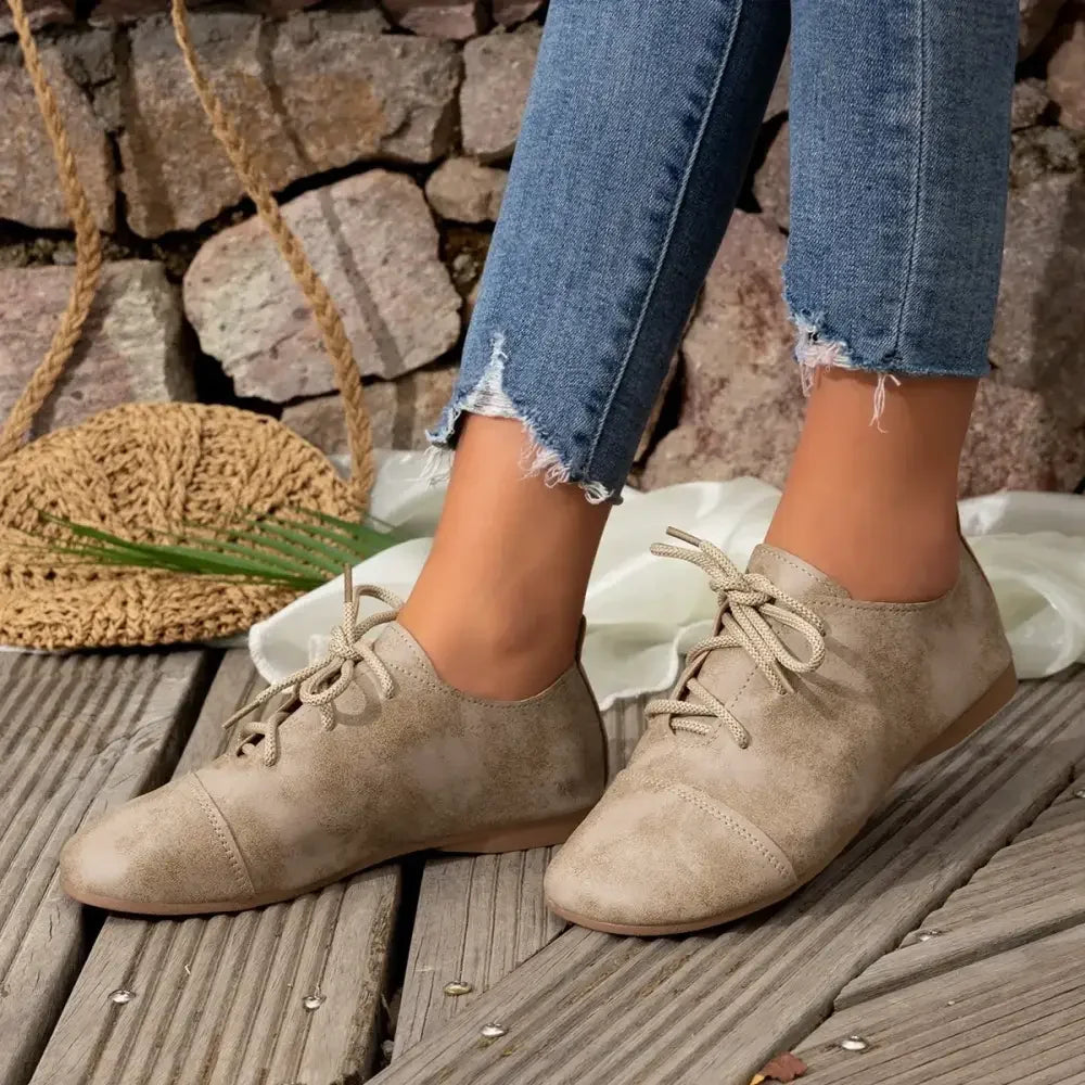 Casual Lace-Up Loafers