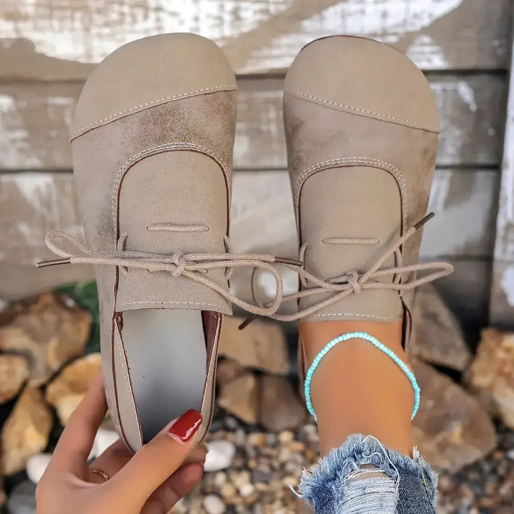 Casual Lace-Up Loafers