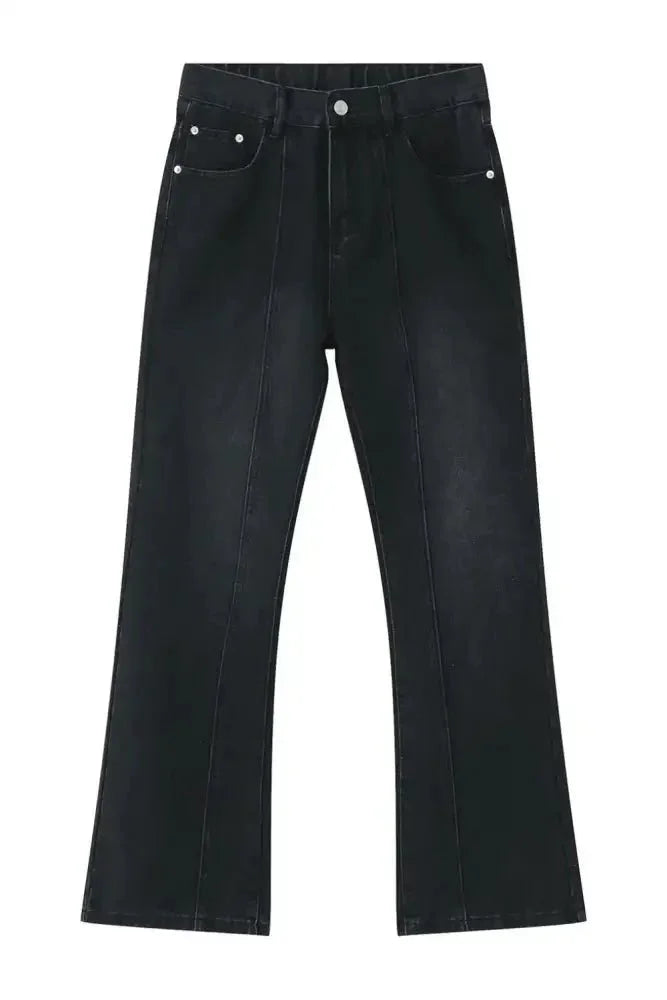 Casual Mid - Rise Elasticated Waistband Jeans - Update AvenueTrendsi100400254819572100400254819572Casual Mid - Rise Elasticated Waistband JeansDark
