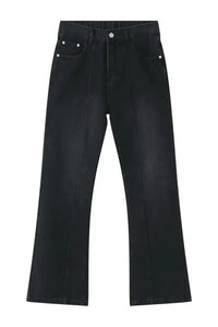 Casual Mid - Rise Elasticated Waistband Jeans - Update AvenueTrendsi100400254819572100400254819572Casual Mid - Rise Elasticated Waistband JeansDark