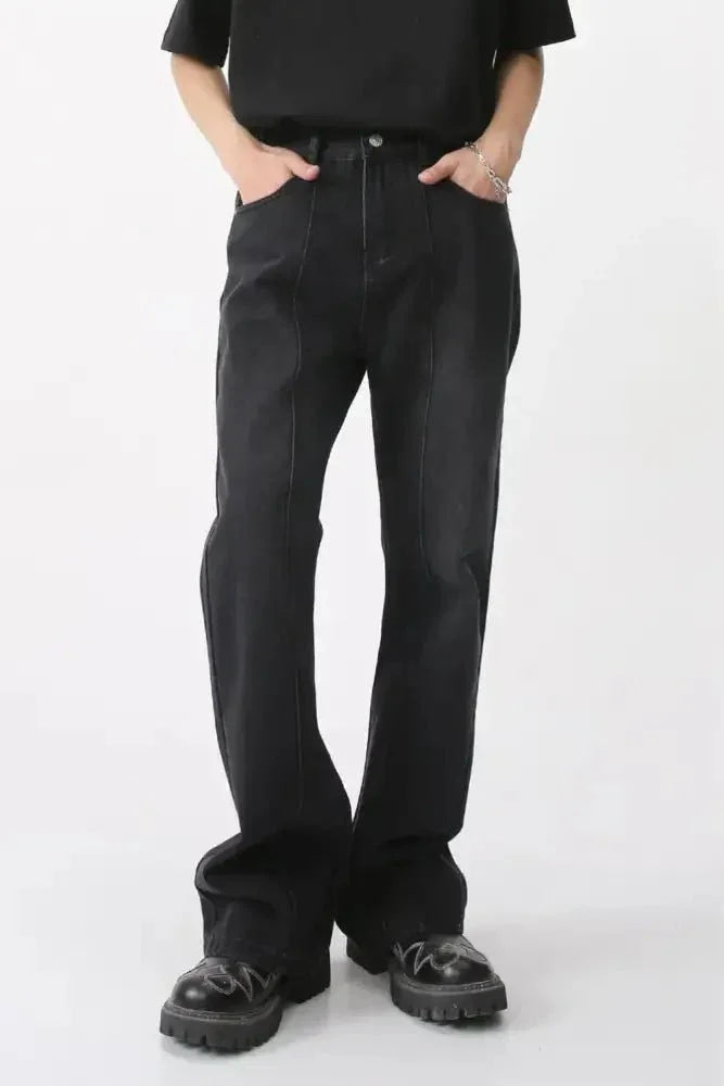 Casual Mid - Rise Elasticated Waistband Jeans - Update AvenueTrendsi100400254819572100400254819572Casual Mid - Rise Elasticated Waistband JeansDark