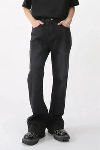 Casual Mid - Rise Elasticated Waistband Jeans - Update AvenueTrendsi100400254819572100400254819572Casual Mid - Rise Elasticated Waistband JeansDark