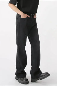 Casual Mid - Rise Elasticated Waistband Jeans - Update AvenueTrendsi100400254819572100400254819572Casual Mid - Rise Elasticated Waistband JeansDark