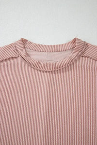 Casual Ribbed Short Sleeve Round Neck T-Shirt - Update AvenueT-ShirtsTrendsi100100902981660100100902981660e30f659f - 8087 - 40cb - 9a97 - 2ce6942aab7c - Max - OriginDusty Pink