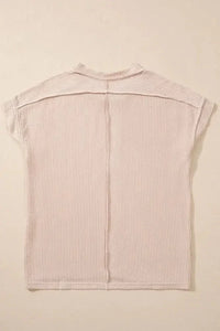 Casual Ribbed Short Sleeve Round Neck T-Shirt - Update AvenueT-ShirtsTrendsi1001009029863211001009029863212ed425e5 - c5ca - 4d24 - b3fe - 4e6c270fb6d6 - Max - OriginBeige