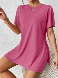 Casual Round Neck T-Shirt and Shorts Set - Update AvenueDaily EssentialsTrendsi100100299772601100100299772601d6977998ecb74f4d829a26e5c6cc4974 - Max - OriginDeep Rose