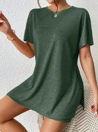 Casual Round Neck T-Shirt and Shorts Set - Update AvenueDaily EssentialsTrendsi100100299773522100100299773522ecf1c257a8124378a2d7635d8792a479 - Max - OriginArmy Green