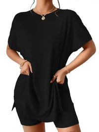Casual Round Neck T-Shirt and Shorts Set - Update AvenueDaily EssentialsTrendsi10010029977358110010029977358163d8affe - 22dd - 4be9 - b129 - 92aa11bcfe39 - Max - OriginBlack