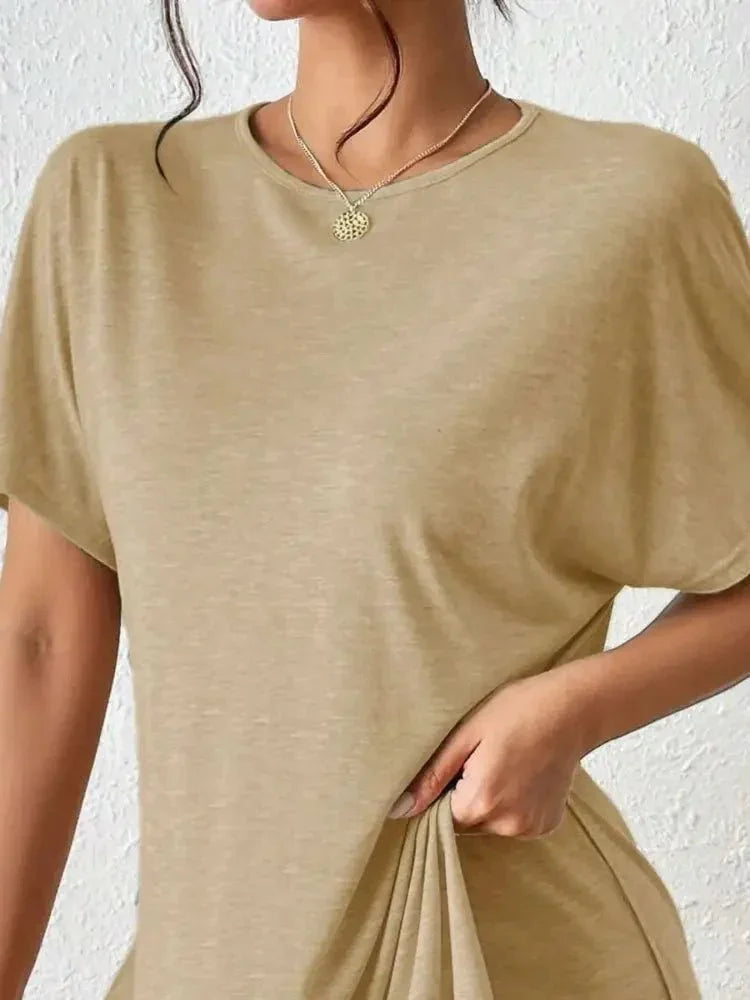 Casual Round Neck T-Shirt and Shorts Set - Update AvenueDaily EssentialsTrendsi1001002997789741001002997789746462a84a - c778 - 41c0 - ba7c - 8737ee012843 - Max - OriginKhaki