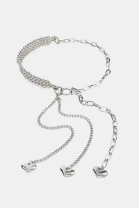 CCB Bead Heart Charm Belt - Update AvenueTrendsi101300770038370101300770038370CCB Bead Heart Charm BeltSilver