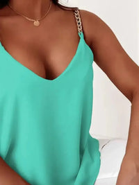 Chain Strap V - Neck Tank Top - Update AvenueTrendsi1001003730999111001003730999116b34d6b4 - 6ac0 - 477b - 906f - bb06b4efc4b4 - Max - OriginGreen
