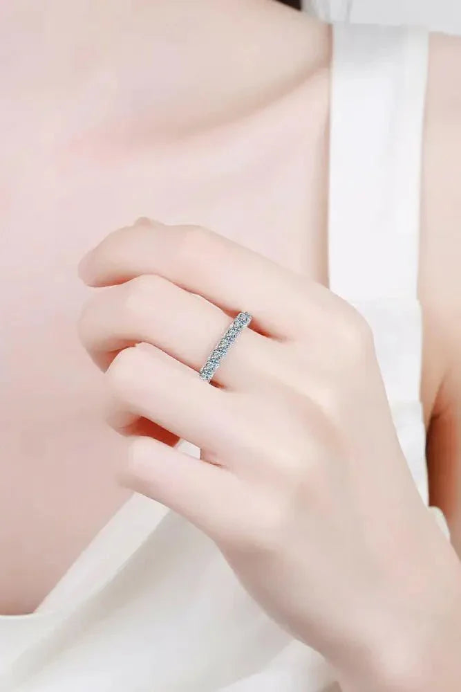 Charmed Moissanite Ring - Update AvenueRingTrendsi101300037857809101300037857809Charmed Moissanite RingSilver