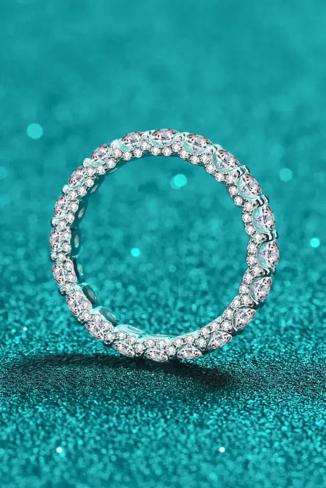 Charmed Moissanite Ring - Update AvenueRingTrendsi101300037857809101300037857809Charmed Moissanite RingSilver
