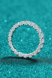 Charmed Moissanite Ring - Update AvenueRingTrendsi101300037857809101300037857809Charmed Moissanite RingSilver