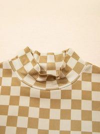 Check Pattern Turtleneck Slim Long Sleeve Tee - Update AvenueT-ShirtsTrendsi100100843708386100100843708386c63a3d3303d54c7381923b5f1c195285 - Max - OriginTan