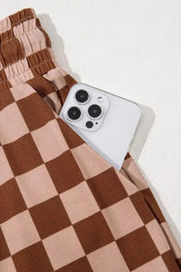 Checkered Elastic High Waist Loose Casual Pants - Update AvenueTrendsi10010016521933910010016521933999c42c8e - 6127 - 445e - 88cb - 300dfe842325 - Max - OriginCamel